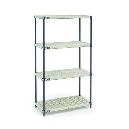

Nexel Industries Nexelite Plastic Mat Starter Shelf Unit 18 x 60 x 63 in.