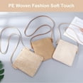 thumbnail image 3 of Sac à Bandoulière pour Femmes Sac à Main Mini en Paille Tissée Douce pour l'Été Plage, 3 of 9