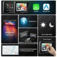 thumbnail image 4 of Navegación GPS portátil universal para motocicleta de 5 pulgadas con Apple Carplay y Android Auto, IPX7, resistente al agua, 4 of 5