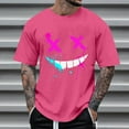 thumbnail image 3 of T-Shirts à Col Rond pour Hommes Séchage Rapide Imprimé Polyester, Coupe 3D Col Rond Haut Athlétique pour Gym, Course, Cyclisme & Décontracté, 3 of 4