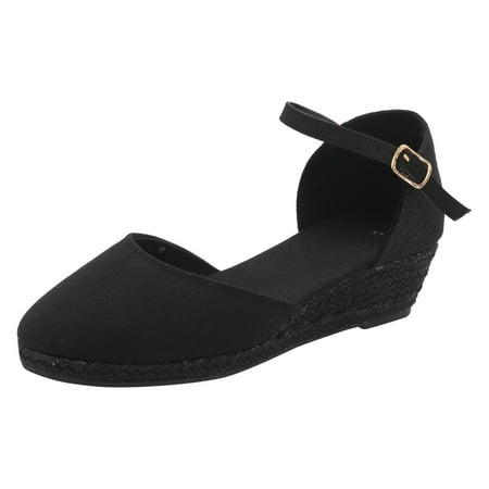 

PEASKJP Sandals for Women Dressy Summer Women s Gladiator Flat Sandals Fisherman Strappy Sandals Ankle Strap Sandals (Black 7)