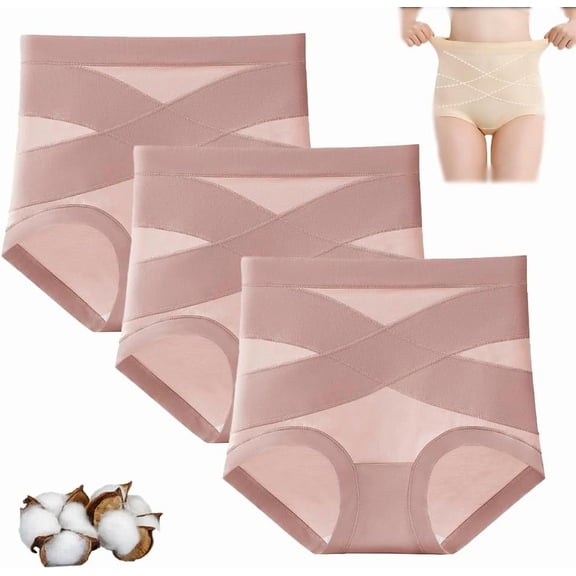 Mayaloom Leakproof Panties with Tummy Control - High Waisted Shaping Underwear for Women, Dove Loom Panties Leak Proof Tummy Control, Ultimate Comfort & Secure Coverage for Daily Wear