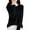 Black, variant on Womens Lightweight Cardigan Ladies Button Front Long Sleeve Open Front Coat Soft Warm Knit Elastic Sweater Women's Cardigans Grey M