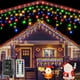 thumbnail image 1 of Luces Icicle Lights Ollny 504 LED de 12,5 m, multicolor, para Navidad y exterior, 1 of 8