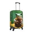 thumbnail image 3 of Balery Luggage Cover Tree Frog Sitting On Sunflowes Print Suitcase Covers for Luggage Elastic Washable Suitcase Protector Fits 18-32 Inch Luggage-Large, 3 of 9