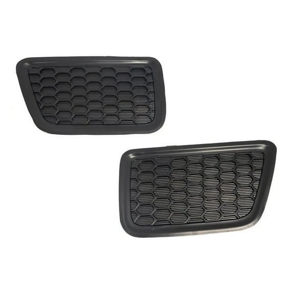 TAPDRA Black ABS Front Bumper Grille Lower LH RH Pair for Jeep Grand Cherokee 2014 2015 2016 Corrosion Resistant Easy Install