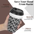 thumbnail image 5 of Treamon Paper Cups Hot Cups, Disposable To Go Cups with Lids, 12 oz 100 Count, 5 of 6