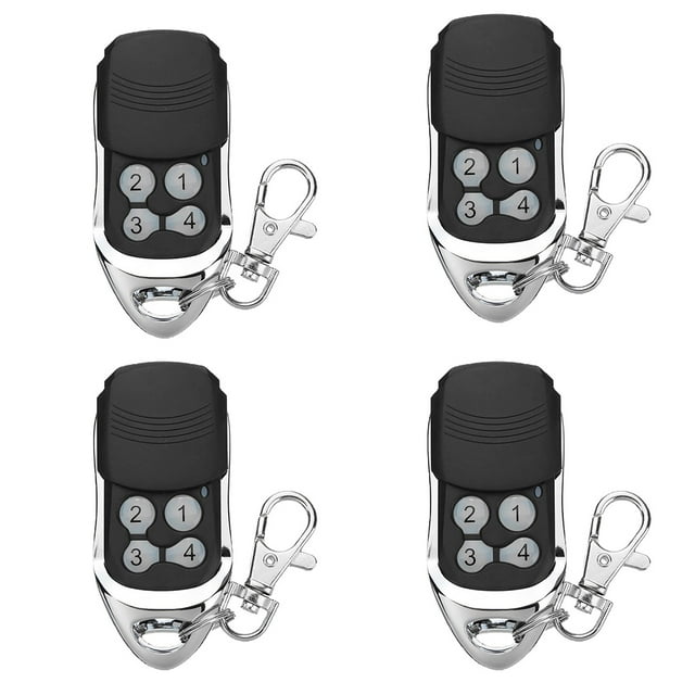 Speravity 4 piezas de Metal automotriz puerta de garaje Control remoto inalámbrico 100m