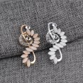 thumbnail image 4 of 2pcs Music Note Pin Simple Elegant Rhinestone Necklace Charm Suit Brooch, 4 of 7