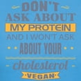 thumbnail image 3 of CafePress - Dont Ask About My Protein Veg Women's Dark T Shirt - Women's Traditional Fit Dark T-Shirt, 3 of 4