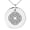 Silver, variant on Stainless Steel Celtic Eternity Knot Engraved Small Medallion Circle Charm Pendant Necklace