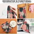 thumbnail image 7 of Dreamtimes Soft Absorbent Reusable Kitchen Towels, Set of 4|28x18 in, Peony Rose Dining Kitchen Living Room Tea Towels Dish Towels Decorative Towels, 7 of 7