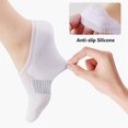 thumbnail image 3 of No Spectacle Socks Chaussettes Invisibles pour Femmes Rembourrées Coupe Basse Athlétiques Doublure Cachée pour Espadrilles Cheville Course Socks, 3 of 5