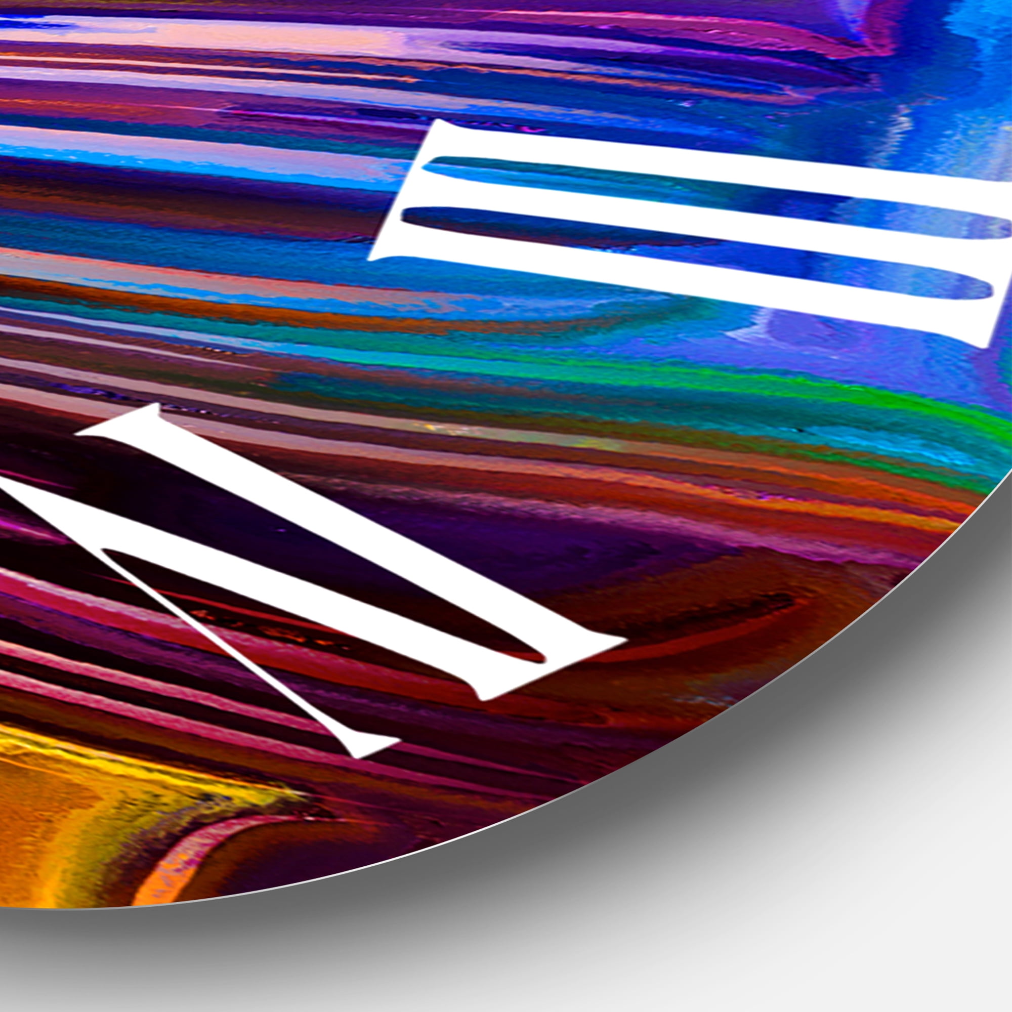 Designart 1 in Modern,Contemporary Wall Clock