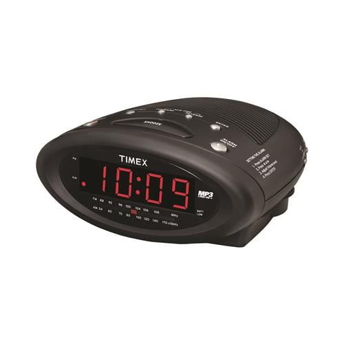 TIMEX ALARM CLOCK RADIO WITH MP3 LINEIN AND NATURAL SOUNDS