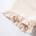 thumbnail image 6 of Liyamei Back To School Outfits For Girls, Toddler Summer Set, Sleeveless Romper with Shorts Casual Beach Wear Beige 0-3 Months, 6 of 6