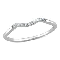 Everly Women's Diamond 10k White Gold Wedding Ring