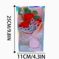 thumbnail image 3 of Hearth & Gear Roses Ensemble de 3 Fleurs Réalistes pour Maison Saint-Valentin Anniversaire Mini Fleurs en Fleurs de Mariage Fleurs Extérieures Suspendues Tissu de Mariage Drapé Articles de Mariage pour Réception Fil pour Fleurs, 3 of 3