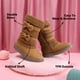 thumbnail image 3 of Dream Pairs Botas de nieve de invierno para niñas Zapatos de media pantorrilla con forro de piel sintética KLOVE Dream Pairs KLOVE, 3 of 5
