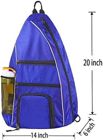 Pickleball Bag - Pickleball Bags for Women Men - Pickleball Backpack - Travel Pickleball Paddle Case, Pickle Ball Bag for Pickleball Paddle Tennis Racket, Protable Pickleball Sling Bag