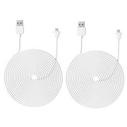 Riwcyla 9m29.5ft Charging Cable Compatible with eufyCam 2C & 2C Pro ONLY Weatherproof Charging Cable Clutter,free , perfect for daily use, outdoor activities, travel & casual occasions