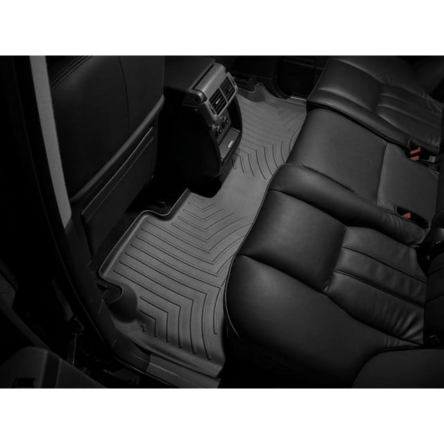 Fits 2007-2012 Land Rover Range Rover Weathertech Floor Liner 442912 FloorLiner; Molded Fit; Black; Thermoplastic Polyolefin TPO Vacuum Formed Material; 1 Piece