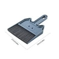 thumbnail image 3 of Clearance Under $5! InsCrazy Small Broom and Dustpan Set Dustpan and Brush Set Multi Functional Cleaning Tool/Mini Sweeper Camping Table Desk Car 7 inches, 3 of 6