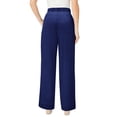 thumbnail image 3 of Roaman's Women's Plus Size Embroidered Pull-On Wide-Leg Chambray Pant, 3 of 6
