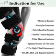 thumbnail image 3 of Orthomen Hinged Knee Brace Recovery Immobilization after Surgery, Adjustable Knee Support Orthosis, 3 of 5