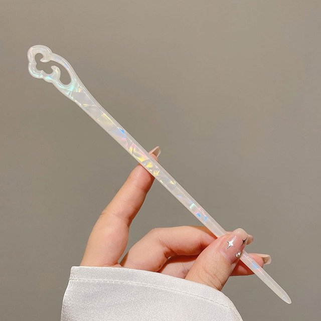 Horquilla de borlas para tocado de mujer, horquilla de madera, accesorios para el cabello con forma de paso, decoración para tocado