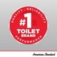 thumbnail image 3 of Asiento de inodoro delantero alargado lento, color blanco, 3 of 5