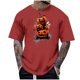 thumbnail image 1 of Blusas y camisas de manga corta y cuello redondo para hombre. Blusas/camisetas de manga corta con cuello redondo y estampado de Halloween para hombre. Blusa para hombre., 1 of 4