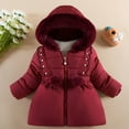 thumbnail image 5 of TEDOYE Toddler Girls Winter Coats Hooded Warm Down Jacket Stylish Winter Coats For Girls Birthday Wear, 3-4 Years, 5 of 5