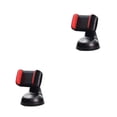 thumbnail image 2 of Methold Soporte universal para teléfono con ventosa Soporte para teléfono móvil para automóvil Soporte de succión para tablero de Negro rojo/succión 2Conjunto, 2 of 6