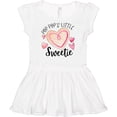 thumbnail image 3 of Inktastic Pop Pop's Little Sweetie with Pink Heart Cookie Girls Baby Dress, 3 of 5