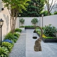 thumbnail image 1 of Estatua de de jardín, escultura artística de patio con adorno de luz Solar, decoración de patio trasero para Patio, sala de estar interior y, 1 of 8