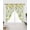 Yellow, variant on Eucalyptus Swag Valance Curtains Summer Green Leaves Rod Pocket Swag Kitchen Valance,Farm Berries Short Topper for Living Room Bedroom Watercolor Botanical Small Curtains Window Toppers