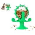 thumbnail image 1 of Juguetes para gatos de interior, juguete interactivo para gatos, dispensador de comida para gatos, juguete giratorio con forma de molino de viento, regalo para gatos (verde), 1 of 5
