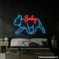 thumbnail image 2 of Glowneon French Bulldog Neon Sign, Custom Bulldog Name Led Sign, Bulldog Decor, Dog Lover Gifts, 2 of 5