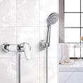 thumbnail image 3 of Single Lever Shower Faucet, Wall Mounted Shower Mixer Tap, Single Lever Shower Faucet, Chrome, 3 of 5
