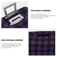thumbnail image 5 of Vsdgher Purple Black Plaid Print Luggage Cover Washable Suitcase Cover Protector Anti-scratch Suitcase cover Fits 18-32 Inch Luggage, 5 of 8