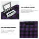thumbnail image 3 of Fotbe Purple Black Plaid Funda Protectora para Equipaje, Antirrayones y Resistente a la Suciedad, Compatible con Maletas de 18 a 32 Pulgadas-X-Large, 3 of 7