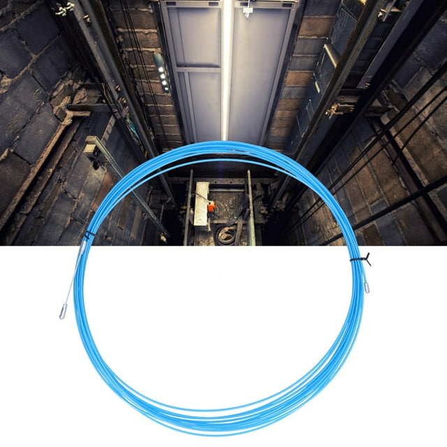 Wire Rope, 20 Meters Stainless Steel Blue Stranded Rope For Elevator Lifting Traction For Instruments