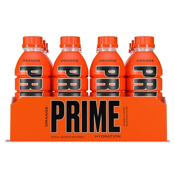 Prime Hydration with BCAA Blend for Muscle Recovery Orange (12 Drinks