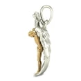 thumbnail image 4 of Angel Carry Me Home Silver Gold Plated anti-tarnish Angel Carrying Jesus Necklace Jewelry-307-AJ, 4 of 7