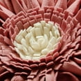 thumbnail image 2 of Vorkoi 3D Sunflower Handmade Throw Pillow Covers Decorative Floral Pillowcases Cushion Covers for Couch Living Room Home Decor Creamy 18x18 In, 2 of 11