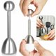 thumbnail image 1 of Kitchen Stainless Steel Egg Shell Opener Gadgets Boiled Egg Topper Cutter Tool, 1 of 5