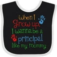 thumbnail image 3 of Inktastic Principal Like Mommy Boys or Girls Baby Bib, 3 of 4
