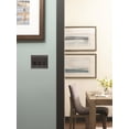 thumbnail image 2 of Candler 3 Rocker Black Bronze Wall Plate, 2 of 3