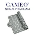 thumbnail image 2 of Cameo Non-Slip Bathtub mat, w/Removable Hair Catcher, 35" x 15", Shower Mat with Suction Cups and Water Drain Holes, BPA, Latex, Phthalate Free (Grey), 2 of 6